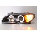 BMW E46 03-05 2D Black Projector Headlamp w Ring